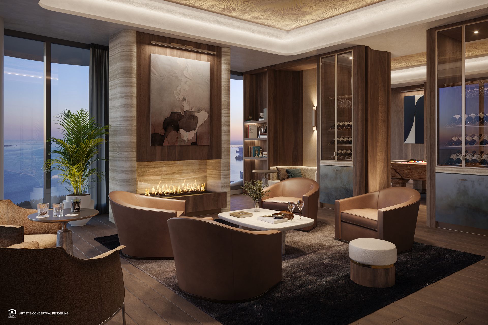 The Cognac Room at St. Regis Residences Miami